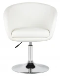 Кресло дизайнерское EDISON (белый)