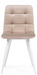 Стул Notta на металлокаркасе Чилли К бежевый / белый 502054