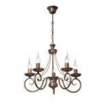 Подвесная люстра Vitaluce V3808-7/5 (220V, на цепи, свеча)