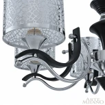 Подвесная люстра Arte Milano Florentia-6787 306787/6 Bk/Ni (220V, на цепи)