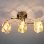 Потолочная люстра Eurosvet Susan 30124/3 античная бронза