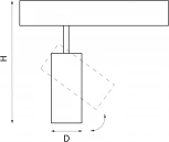 Трековый Wi-Fi светильник однофазный диммируемый Lightstar Teta 205036 (LED, 220V, пульт управления, управление смартфоном, умный дом - Tuya Smart, Smart Life, круглые)