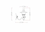 Бра Arte Lamp Trattoria A5664AP-1AB (220V)
