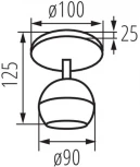 Спот Kanlux GALOBA 33670 (220V)