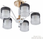 Потолочная люстра на штанге Arte Milano Napoli-2646 332646/5 FGD+WT (220V, подвески)