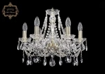 Подвесная люстра Art Classic 11.21 11.21.6.165.Gd.Sp (220V, хрусталь, на цепи, подсвечник, свеча)