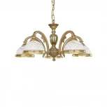 Подвесная люстра Reccagni Angelo 7102 L 7102/5 (220V, на цепи, узор в клетку)