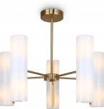 Потолочная люстра на штанге Freya Fiore FR5368CL-10BS (220V, круглые)