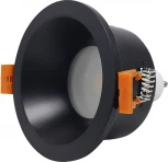 Встраиваемый светильник ST Luce ST256.408.01 Черный GU10 1*50W IP65