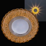 Встраиваемый точечный светильник Reluce 14348-9.0-001LD MR16+LED3W TEA (220V, круглые)