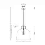Подвесной светильник Lucia Tucci Narni 1940.1 White (220V, на проводе, круглые)