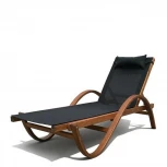 Шезлонг-лежак Afina Мальта AFM-511 Black