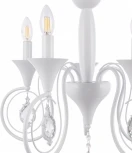 Подвесная люстра Arte Milano AM349920 349920/5 WT (220V, подвески, на цепи, подсвечник, свеча)