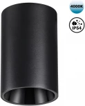 Светильник накладной влагозащищённый Novotech Recte 359419 черный IP54 LED 10W 220V 4000К (круглые)