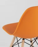 Стул Stool Group Eames Style DSW оранжевый x4 УТ000003482
