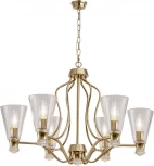 Подвесная люстра Newport 4730 4736/C gold (220V, на цепи)