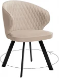 Стул DikLine 249 поворотный, B03 BEIGE, ножки черные