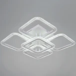 Потолочная люстра на штанге светодиодная с пультом  и ночным режимом Reluce 09838-0.3-4+1 WH (Умный дом) (220V)