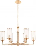 Подвесная люстра Crystal Lux GLORIA SP6 BRASS (220V, на цепи)
