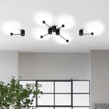Бра Via Pin Wall L41,5 Black ImperiumLoft Dots01 (193144-26) (LED, 220V)