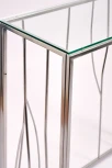 Консольный стол AllConsoles 1023-CS clear серебряный