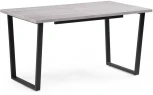 Стол раскладной Notta Лота Лофт 140 25 мм бетон / черный матовый 489748