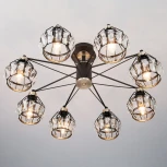 Потолочная люстра Eurosvet Lord 70075/8 черный (220V)