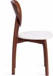 Обеденный стул Tetchair DIAMANTE (Бук/Коричневый,Белый)