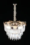 Подвесная люстра каскадная Aployt Mariz APL.813.03.09 (220V, хрусталь, на цепи)