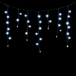 Гирлянда Бахрома с Колпачком 3,1 x 0,5 м Белая 220В, 120 LED, Провод Черный ПВХ, IP65