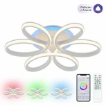 Потолочная люстра RGB Citilux Сезар Смарт CL233A150E (LED, 220V, умный дом - Алиса, Маруся, Сири, цветы)