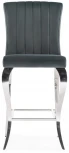 Полубарный стул Woodville Joan dark grey / steel 15387