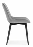 Стул Notta на металлокаркасе Седа К светло-серый / черный 502100