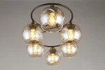 Потолочная люстра на штанге Omnilux Carini OML-95007-06 (220V, шарики)