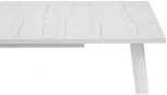 Стол раскладной Notta Колон Лофт 120 25 мм юта / белый матовый 489650