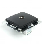 ТВ-розетка (черный) Stekker Эрна 49152