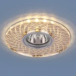 Встраиваемый точечный светильник Elektrostandard 8091 MR16 SL/GD зеркальный/золотой