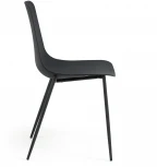 Обеденный стул La Forma (ex Julia Grup) Whatts (Черный/ Сталь,Полипропилен,Пластик,Металл)