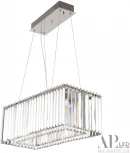Подвесная люстра светодиодная APL LED Sicilia SH11.57.A.Ni.4000 (220V, хрусталь, на тросе)