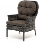 "Алиса" кресло плетеное, цвет графит с подушками 4SIS арт.УТ-00006456