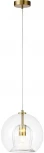 Подвесной светильник Crystal Lux LUISA SP1 BRASS/TRANSPARENT (на проводе)