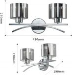 Бра Arte Milano Neapolis-78207 278207/2B Ni (220V)