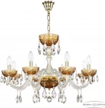 Подвесная люстра Bohemia 5417 5417/8/240 G Amber/M-1F