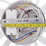 Потолочная люстра светодиодная с пультом ДУ 100W, белый, LED Natali Kovaltseva Rif LED LAMPS 81118/4C (регулировка яркости, 220V)