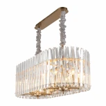 Подвесная люстра Aployt Verene APL.808.13.12 (220V, хрусталь, на цепи, свеча)