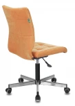 Кресло Бюрократ CH-330M оранжевый Velvet 72 крестовина металл хром