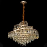 Подвесная люстра Citilux Naiad CL315162 (220V, хрусталь, подвески, на цепи)