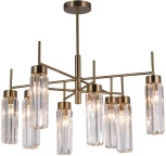 Потолочная люстра на штанге Omnilux Panvenan OML-68517-08 (220V, хрусталь)