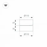 Спот Arlight RONDO 028161 (LED, 220V, круглые, IP40)