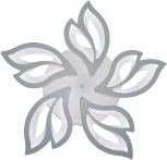 Потолочная люстра с таймером Natali Kovaltseva Smart Home LED LAMPS 81216 (220V, голосовое управление, пульт управления, управление смартфоном, умный дом - Алиса, Tuya Smart, Сири, Smart Life, цветы)